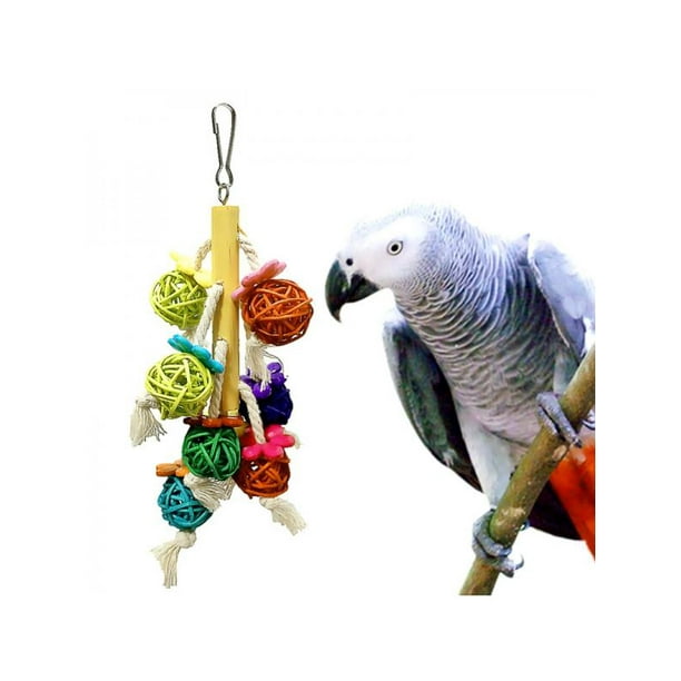 EleaEleanor Bird Chewing Toys Foraging Shredder Toy Parrot Cage