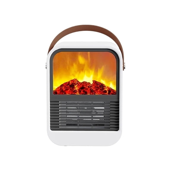 Simulated Fireplace Electric Heater 1000W Space Heater Portable PTC Fast Heating Ceramic Home Office Indoor Overheat Protection ,Heating Fast