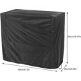 thumbnail image 2 of Waterproof BBQ Cover, Dustproof, Anti-, Windproof, for Barbecue, Garden, Terrace, 80 x 66 x 100 cm, Black, 2 of 5