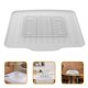 thumbnail image 4 of Escurreplatos multifuncional de acero inoxidable para encimera de cocina. Escurridor metálico con tabla para platos, utensilios y especias., 4 of 6