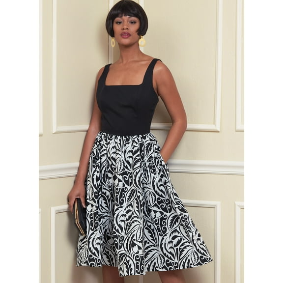 Vogue Sewing pattern 1884 - Misses' Dress, Size: E5 (14-16-18-20-22)