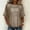 Brown, variant on Women's Sequin Tops Sparkly Shirt Glitter Short Sleeve Tee Round Neck Tunic Party Disco Clubwear Blouse Beige
