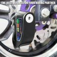 thumbnail image 2 of 1pc Ultra-Loud 110dB Motorcycle Alarm Disc Brake Lock - Steel Cable Security, Waterproof, Vibration Sensor, Durable Aluminum, Easy Install, Ultimate A, 2 of 3
