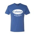 thumbnail image 2 of Wild Bobby, Callahan Auto Parts Sandusky Ohio Retro 90s Funny Tommy Boy, Pop Culture, Men Premium Tri Blend Tee, Vintage Royal, XX-Large, 2 of 4