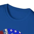 thumbnail image 3 of American Flag 4th of July T Rex Dinosaur Amerisaurus Rex Art Unisex T-Shirt, 3 of 4