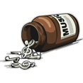 thumbnail image 1 of 2" Music Is My Drug Pill Bottle Notes Vinyl Sticker, 1 of 1