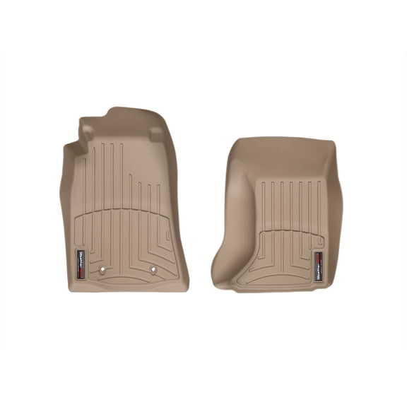 WeatherTech Custom Fit FloorLiners compatible with 2006-2015 Mazda MX-5 Miata - 1st Row (Driver & Passenger), Tan