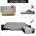 EasyGoing Reversible L Shape Sofa Slipcover Sectional Couch Cover