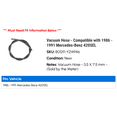 thumbnail image 2 of Vacuum Hose - Compatible with 1986 - 1991 Mercedes-Benz 420SEL 1987 1988 1989 1990, 2 of 2