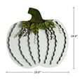 thumbnail image 4 of Metal Pumpkin Fall Harvest Decor Free Standing Pumpkin Centerpiece for Table Indoor Outdoor Garden Yard Rustic Pumpkin Sign Decor, 4 of 5