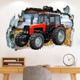 thumbnail image 2 of Adhesivos de pared 3D con diseño de pared rota para tractores y vehículos agrícolas, 2 of 3