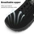 thumbnail image 5 of FitVille Womens Wide Running Shoes Lightweight Sneakers with Arch Support, Black, 7 Wide, 5 of 6