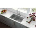 thumbnail image 3 of Ruvati 32-inch Undermount Kitchen Sink 30/70 Double Bowl 16 Gauge, 3 of 10