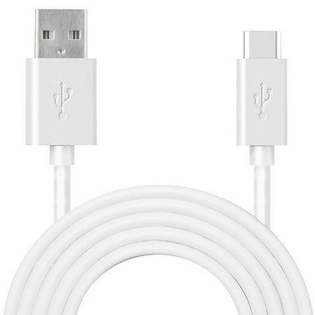 USB Type C Cable, Premium USB C to USB A 3.0 Super Speed Fast Charging Sync Cord Cable for BlackBerry DTEK60, BlackBerry KEYone, BlackBerry Mercury - White (3.3 Feet/ 1