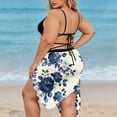thumbnail image 4 of Ladies Summer Beachwear,Sarong Wraps for Women Plus Size Bikini Swimsuit Sarongs Coverup Gradient Color Spaghetti Strap Maxi Dress Boho Pareo, 4 of 9