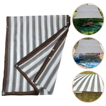 Raindrops Patio Privacy Screen Pe Sunshade for Home Balcony Cover