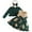 Dark Green, variant on Staki Toddler Girls Outfits Girls Puff Sleeve Knit Ribbed Shirt Tops Skirt Set Kids Fall Winter Clothes Girls Christmas Dress(Pink,6-9 Months)