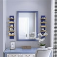 thumbnail image 6 of 5 Tier Wall Shelves, Vertical Column Shelf Floating Storage Home Decor Organizer Tall Tower Design Utility Shelving Bedroom Living Room, Navy Blue+Gold, 6 of 16