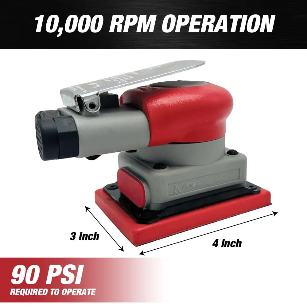 MAXX PROSS Square Pneumatic sanding machine / PSA / Vinyl 3’ x 4’ / 75 x 100mm/ orbital sander - (95089)