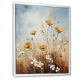 thumbnail image 2 of Designart "Meadow Grasslands Painting II" Floral & Botanical Floater Framed Canvas Wall Art, 2 of 7