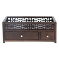 thumbnail image 2 of Storage Wooden Storage Box Decorative Tea Set Rack Retro Teacake Box Desktop Sundries Organizer for Jewelry Ornaments Small Sundries, 2 of 8