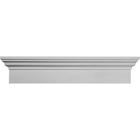 37" Bottom Width x 40 1/2" Top Width x 6"H x 1"P Traditional Crosshead