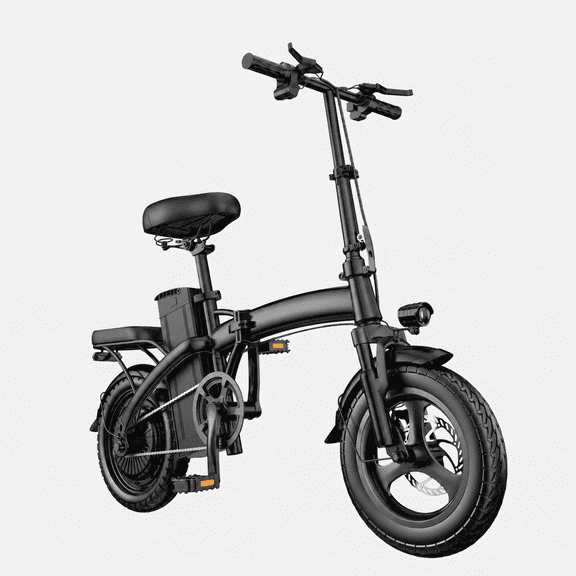 Foldable Electric Bike for Adults , 650W Motor, 14"x4" Tire, 48V/15AH Removable Battery ,14" Ebike,the range is 28 miles UL2849