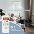 thumbnail image 6 of Costway 12,000 BTU Mini Split Air Conditioner AC Unit with Heat Pump & Remote Control, 6 of 11