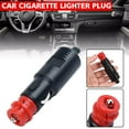 thumbnail image 3 of 12v Male Car Cigarette Lighter Socket Plug Connector Wireable No Soldering UK~, 3 of 8