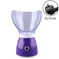 thumbnail image 1 of Vaporizador facial, rociador de niebla humectante para la piel, poros faciales, limpiador profundo, vapor térmico, enchufe de la UE, morado Advancent CE1757-02B, 1 of 6