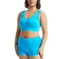 thumbnail image 1 of Conjunto de lencería floral de encaje para mujer - Dos piezas: sujetador y braguitas - Diseño sexy de poliéster - Ropa de dormir para la noche de bodas - Tallas S-XXXXXL, 1 of 5