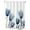 Blue, variant on Blue Spring Floral Standard Shower Curtain Set, Waterproof Shower Curtains for Bathroom, Tulip Blooming Summer Botanical Washable Fabric Cloth Bath Curtain for Bathtub with Hooks 72x72 Inches