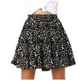 thumbnail image 1 of IROINNID Mini Comfort Waist Skirt For Women Fashion Skirt Strap Ladies Print Skirt, 1 of 7