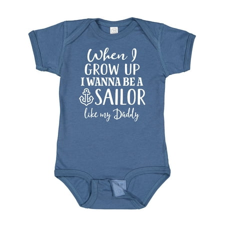 

Inktastic Future Sailor Like Daddy Gift Baby Boy Bodysuit