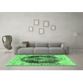 thumbnail image 3 of Ahgly Company Indoor Rectangle Persian Emerald Green Bohemian Area Rugs, 2' x 5', 3 of 4