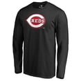 thumbnail image 2 of Men's Black Cincinnati Reds Team Wordmark Long Sleeve T-Shirt, 2 of 3