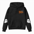 thumbnail image 4 of xaweyi Girls Comfort Warm Long Sleeve Hooded Sweatshirt Fashion Halloween Printed Tops for Daily Outdoor Wear Size 4-5 Years, 4 of 4