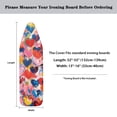 thumbnail image 5 of HELLHERO Soft Ironing Board Cover, Hearts Ironing Board Cover, Non Stick Scorch and Stain Resistant Standard Size 15x54 Inch with Elastic Edges, 5 of 5