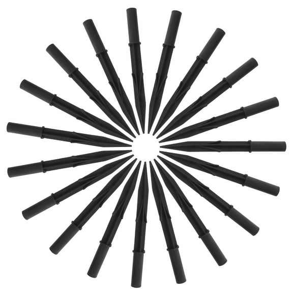 Homoyoyo Plastic Solar Lamp Stakes 25Pcs Easy Install for Garden Night Illumination