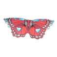 thumbnail image 2 of Cape Papillon Aile de Papillon Accessoire de Cosplay Performances sur Scène Fête Mascarade Costumes de Jeu Costume Cape Cape pour Accessoires Enfant Rouge, 2 of 7