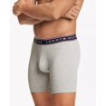 thumbnail image 3 of Tommy Hilfiger MAHOGANY Men's 3-Pk. Cotton Stretch Boxer Briefs, US 2X-Large, 3 of 4