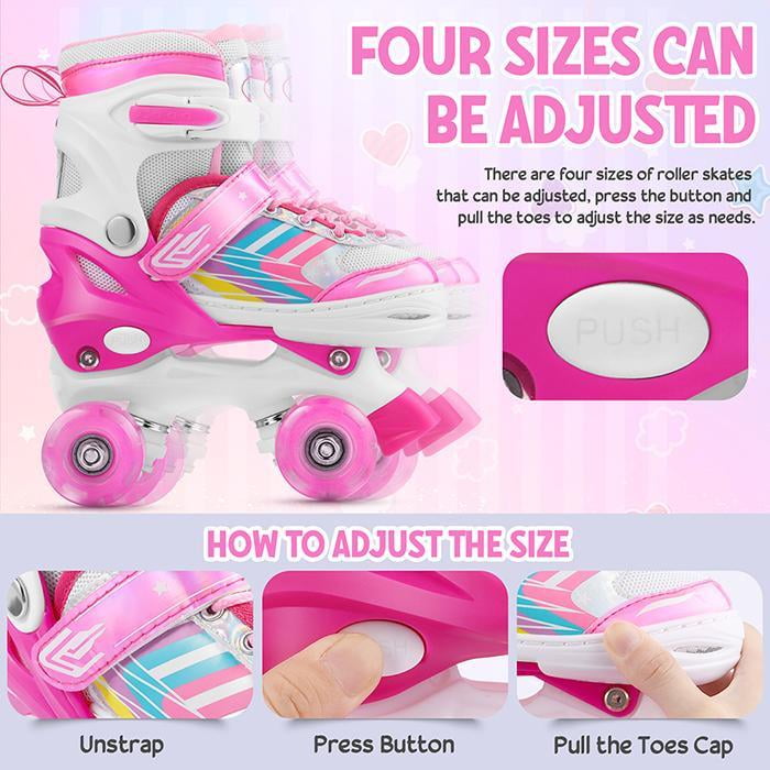 Buy Likein Roller Skates for Kids, Unisex Roller Skates for Toddlers Children Boys Girls Outdoor