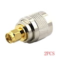thumbnail image 1 of Adaptador UHF macho a SMA macho tipo M conector recto coaxial RF convertidor de latón chapado en oro 1/2/4/6 piezas Irene Inevent TX1041-02, 1 of 7