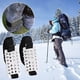 thumbnail image 5 of Calas de hielo con clavos de acero inoxidable de 26 dientes, agarres antideslizantes para zapatos, calzadores de tracción, fundas para botas con correas ajustables, que evitan resbalones sobre hielo, 5 of 9