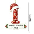 thumbnail image 3 of 26 Letters Christmas Tree Decoration Pendant Christmas Tree Ornaments DIY Christmas Ornaments Christmas Decoration Xmas Tree Hanging Decor, 3 of 9