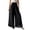Black, variant on Womens Summer Fashion Essentials Clothing Women's Chiffon Wide Leg Trousers High Elastic Waist Casual Business Trousers Casual Pants for Women