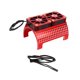 thumbnail image 2 of Ventilador de refrigeración doble con disipador de calor de aleación de aluminio para motor RC de 5 a 7,4 V, escala 1/5, accesorios para Traxxas Red, 2 of 14