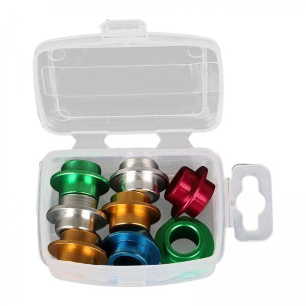 6x8 Piezas De Espaciadores De Cojinetes De Patines En Línea, Piezas De 8 Mm Para Mujeres, Monopatín Para Exteriores, Colores Mezclados Al Azar