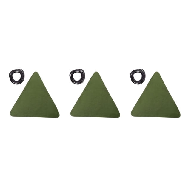 Youkk Lightweight Stool for Backpacking and Outdoor Adventures Dark Green 37 x 37cm 3Set