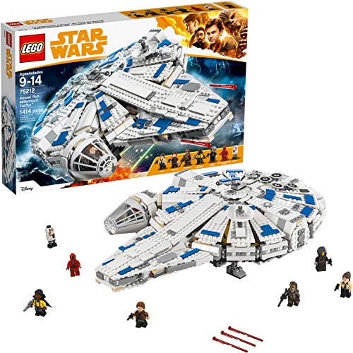 LEGO Star Wars Solo: A Star Wars Story Kessel Run Millennium Falcon 75212 Building Kit and Starship Model Set, Popular Building Toy and Gift for Kids (1414 Pieces)